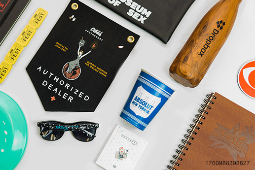 assorted gifts arranged